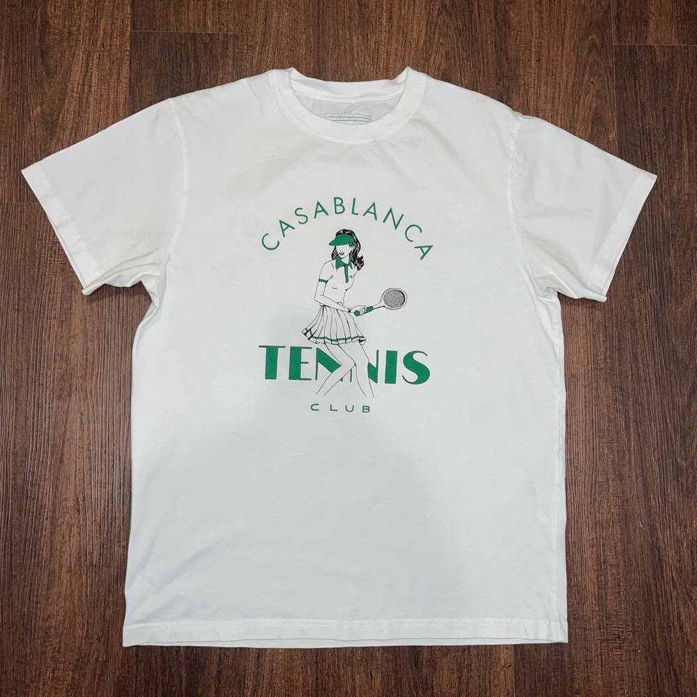 CASABLANCA Men's Tennis Club Icon T-Shirt